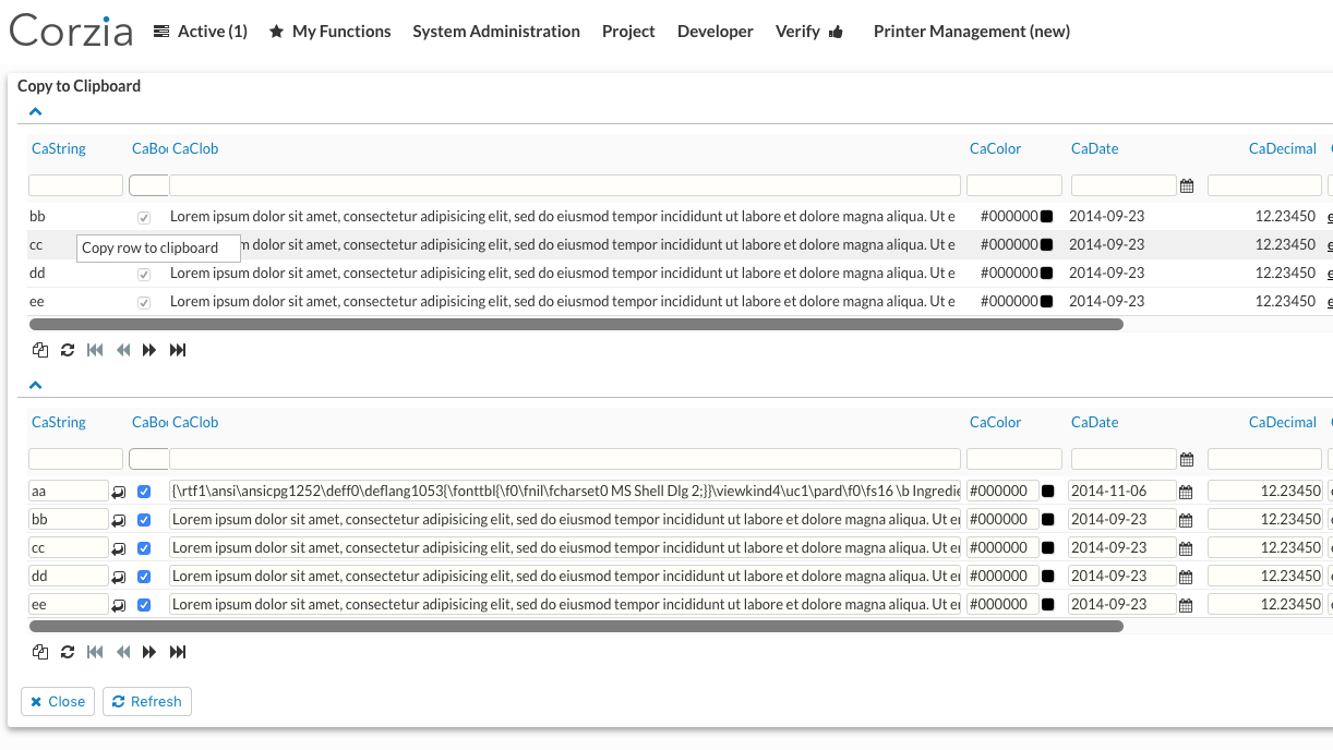 Screenshot of New actions for list segments